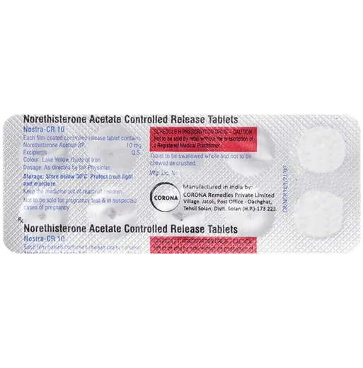 nostra cr 10mg tablet 10's